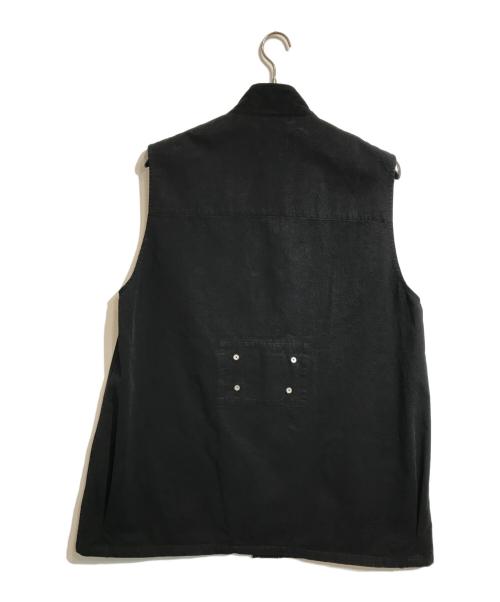 YOKE（ヨーク）YOKE (ヨーク) Military Long Vest ブラック サイズ:3の古着・服飾アイテム