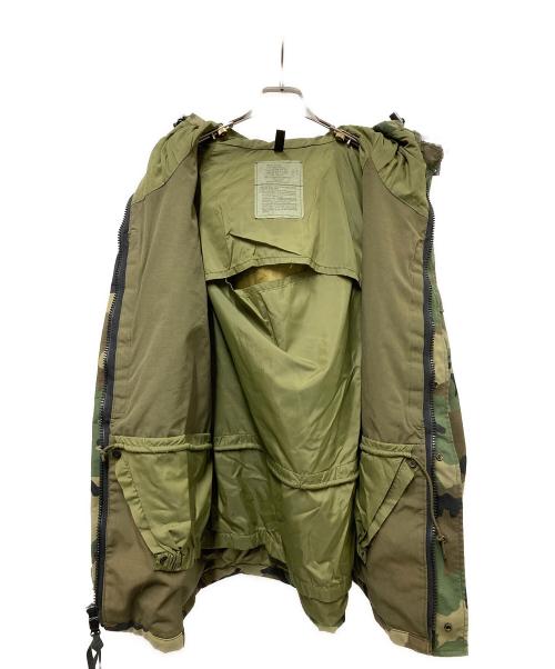 US ARMY（ユーエスアーミー）US ARMY (ユーエスアーミー) PARKA COLD WEATHER グリーン×ブラウン サイズ:MEDIUM-REGULARの古着・服飾アイテム