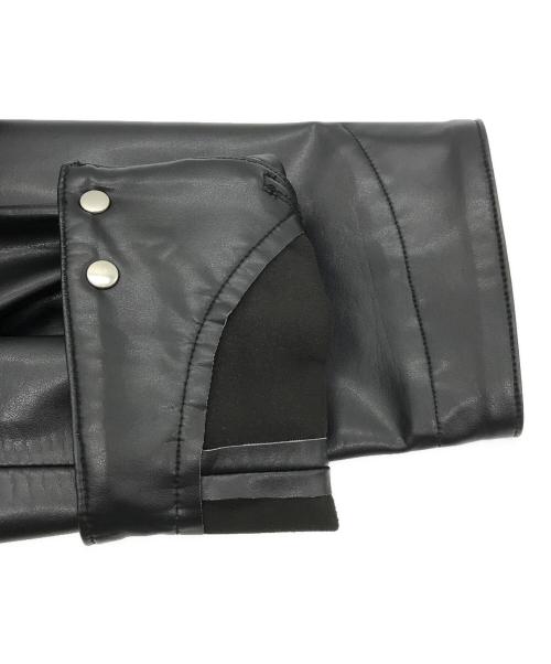 orSlow（オアスロウ）orSlow (オアスロウ) フェイクレザーカバーオール ブラック サイズ:Mの古着・服飾アイテム