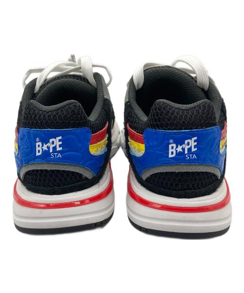 BAPESTA（ベイプスタ）BAPESTA (ベイプスタ) SHARK STA MALAYSIA ブラック×ブルー サイズ:24の古着・服飾アイテム