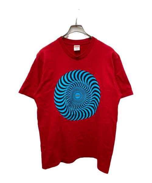 SUPREME（シュプリーム）SUPREME (シュプリーム) Spitfire Classic Swirl T-Shirt レッド サイズ:Mの古着・服飾アイテム