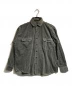 45Rフォーティファイブ・アール）の古着「くてくてコーデュロイの908オンザビーチシャツ」｜カーキ