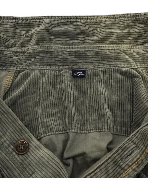 45R（フォーティファイブ・アール）45R (フォーティファイブ・アール) くてくてコーデュロイの908オンザビーチシャツ カーキ サイズ:なしの古着・服飾アイテム