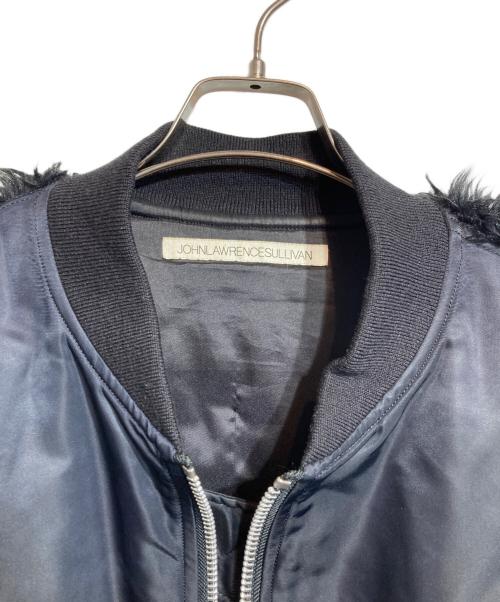 JOHN LAWRENCE SULLIVAN（ジョン ローレンス サリバン）JOHN LAWRENCE SULLIVAN (ジョン ローレンス サリバン) BACK FUR MA-1 ブラック サイズ:48の古着・服飾アイテム