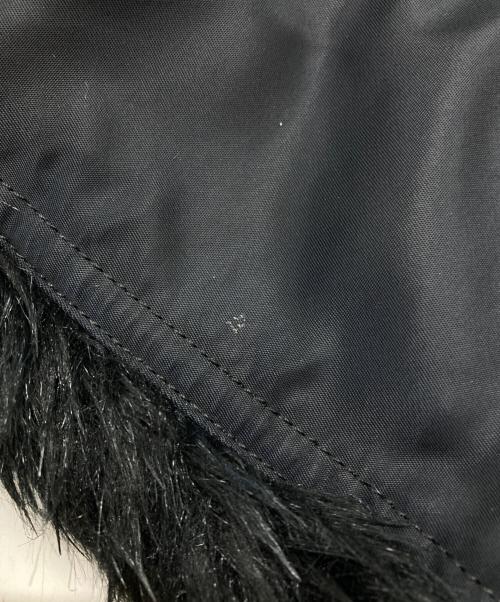 JOHN LAWRENCE SULLIVAN（ジョン ローレンス サリバン）JOHN LAWRENCE SULLIVAN (ジョン ローレンス サリバン) BACK FUR MA-1 ブラック サイズ:48の古着・服飾アイテム