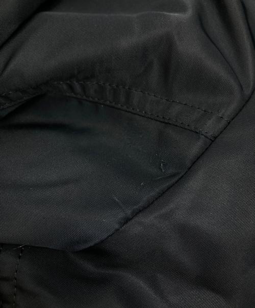 JOHN LAWRENCE SULLIVAN（ジョン ローレンス サリバン）JOHN LAWRENCE SULLIVAN (ジョン ローレンス サリバン) BACK FUR MA-1 ブラック サイズ:48の古着・服飾アイテム