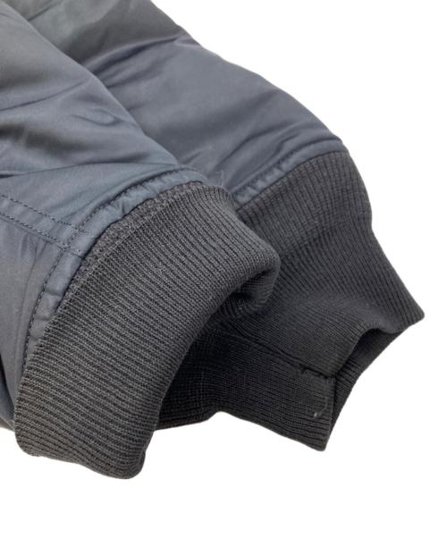 JOHN LAWRENCE SULLIVAN（ジョン ローレンス サリバン）JOHN LAWRENCE SULLIVAN (ジョン ローレンス サリバン) BACK FUR MA-1 ブラック サイズ:48の古着・服飾アイテム