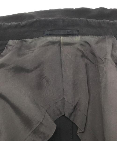 COMME des GARCONS HOMME PLUS（コムデギャルソンオムプリュス）COMME des GARCONS HOMME PLUS (コムデギャルソンオムプリュス) ウールギャバサイド切替3Bジャケット ブラック サイズ:Sの古着・服飾アイテム