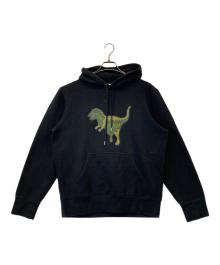 COACH（コーチ）の古着「レキシープリントパーカー」｜ブラック