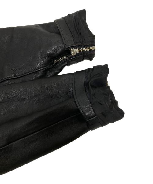 blackmeans（ブラックミーンズ）blackmeans (ブラックミーンズ) シングルライダースジャケット ブラック サイズ:3の古着・服飾アイテム