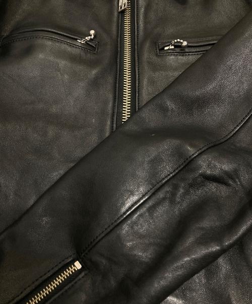 blackmeans（ブラックミーンズ）blackmeans (ブラックミーンズ) シングルライダースジャケット ブラック サイズ:3の古着・服飾アイテム