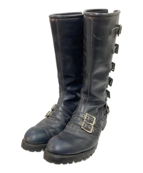 blackmeans（ブラックミーンズ）blackmeans (ブラックミーンズ) バックルブーツ ブラック サイズ:27 1/2の古着・服飾アイテム