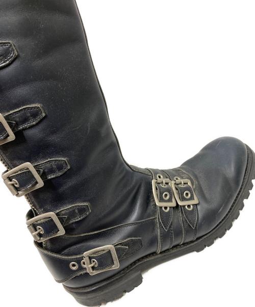 blackmeans（ブラックミーンズ）blackmeans (ブラックミーンズ) バックルブーツ ブラック サイズ:27 1/2の古着・服飾アイテム