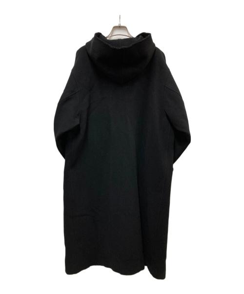 HYKE（ハイク）HYKE (ハイク) HOODED COAT ブラック サイズ:1の古着・服飾アイテム