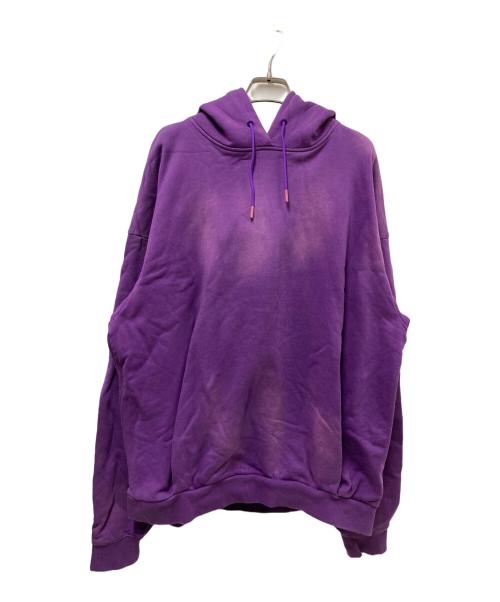 MARTINE ROSE（マーティン・ローズ）MARTINE ROSE (マーティン・ローズ) 90-91AWバック刺繍パーカー パープル サイズ:Mの古着・服飾アイテム