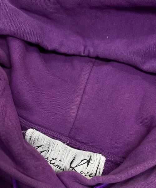 MARTINE ROSE（マーティン・ローズ）MARTINE ROSE (マーティン・ローズ) 90-91AWバック刺繍パーカー パープル サイズ:Mの古着・服飾アイテム