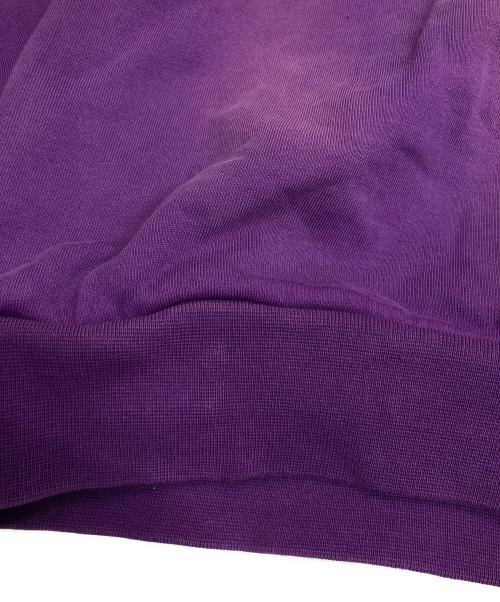 MARTINE ROSE（マーティン・ローズ）MARTINE ROSE (マーティン・ローズ) 90-91AWバック刺繍パーカー パープル サイズ:Mの古着・服飾アイテム