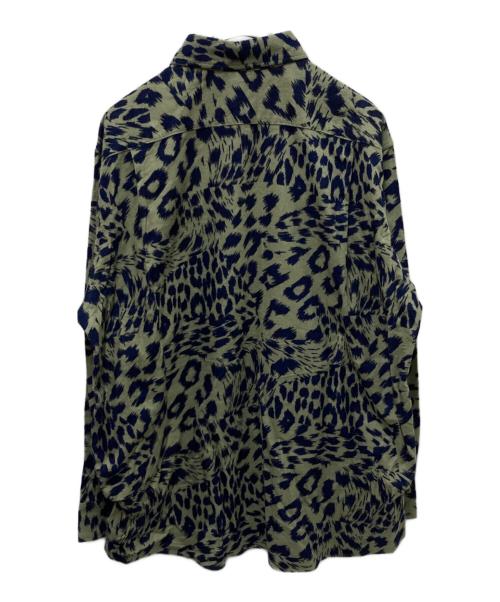 NOMA t.d.（ノーマティーディー）NOMA t.d. (ノーマティーディー) nanamica (ナナミカ) 総柄BDシャツ グリーン×ネイビー サイズ:4の古着・服飾アイテム