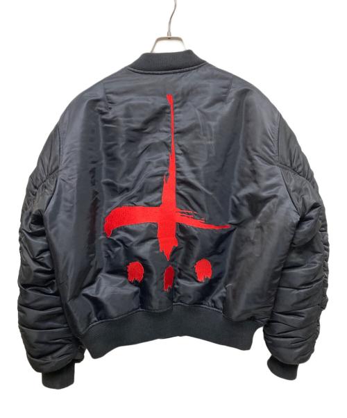 CVTVLIST（カタリスト）CVTVLIST (カタリスト) BIG LOGO MA-1 ブラック サイズ:1の古着・服飾アイテム