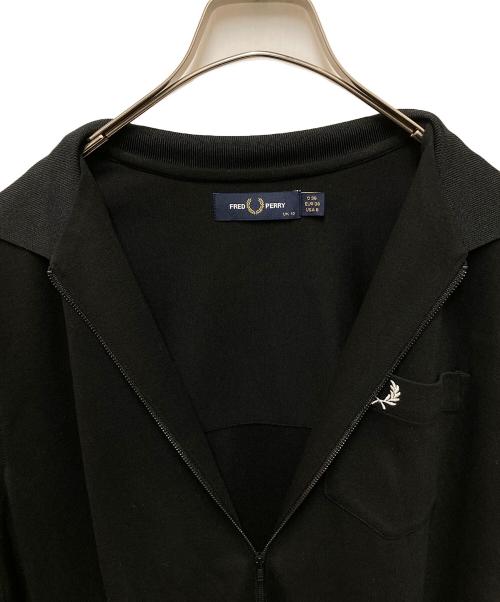 FRED PERRY（フレッドペリー）FRED PERRY (フレッドペリー) ジップアップワンピース ブラック サイズ:不明の古着・服飾アイテム