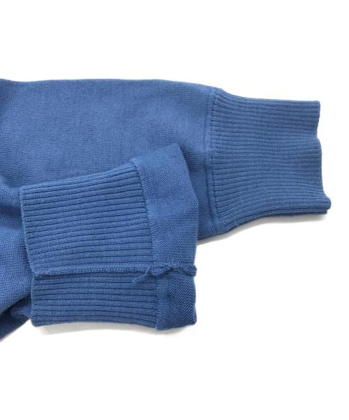 STONE ISLAND（ストーンアイランド）STONE ISLAND (ストーンアイランド) ワッペンクルーネックニット ブルー サイズ:Mの古着・服飾アイテム