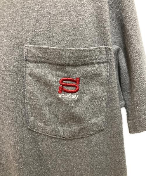 OLD STUSSY（オールドステューシー）OLD STUSSY (オールドステューシー) プリントTシャツ グレー サイズ:Lの古着・服飾アイテム