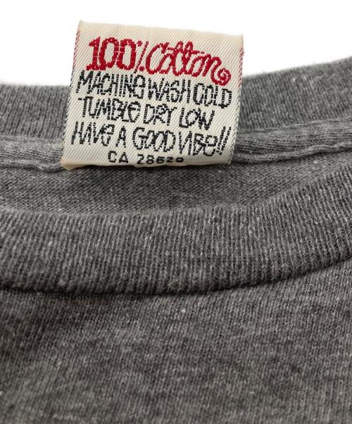 OLD STUSSY（オールドステューシー）OLD STUSSY (オールドステューシー) プリントTシャツ グレー サイズ:Lの古着・服飾アイテム