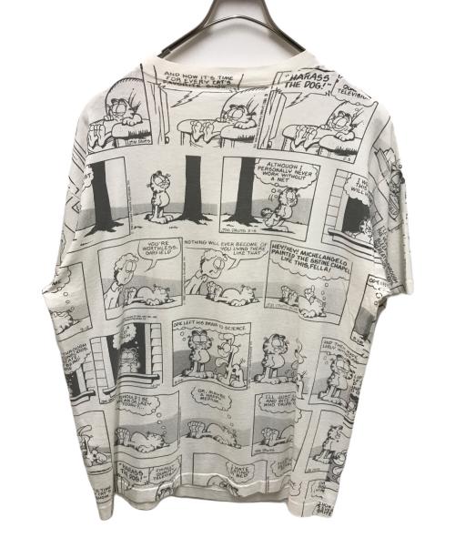 sun sports wear（-）sun sports wear (-) Garfieldプリントtシャツ ホワイト サイズ:-の古着・服飾アイテム