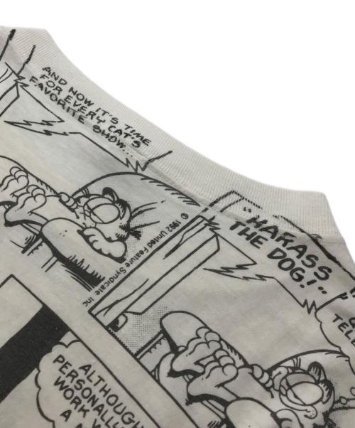 sun sports wear（-）sun sports wear (-) Garfieldプリントtシャツ ホワイト サイズ:-の古着・服飾アイテム
