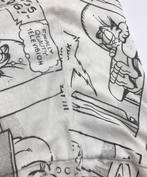 sun sports wear（-）sun sports wear (-) Garfieldプリントtシャツ ホワイト サイズ:-の古着・服飾アイテム