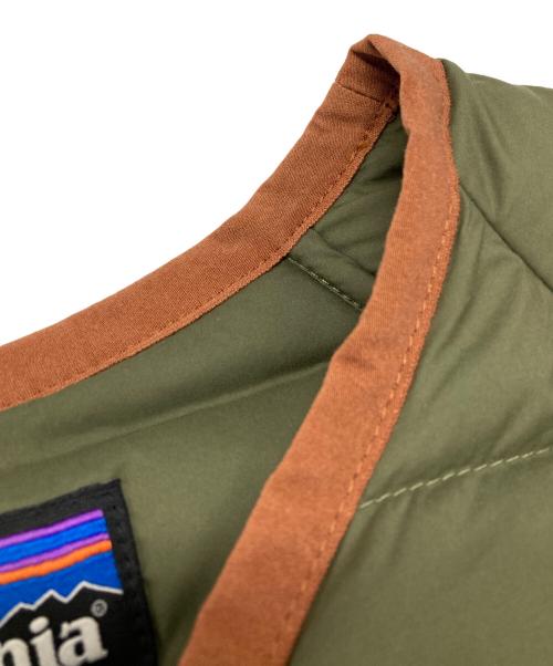 Patagonia（パタゴニア）Patagonia (パタゴニア) SILENT DOWN CREW/サイレントダウンクルー オリーブ サイズ:Ｍの古着・服飾アイテム