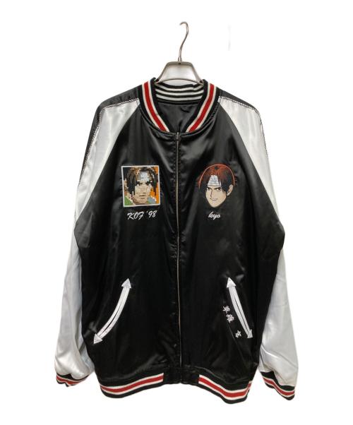 墓場の画廊（ハカバノガロウ）墓場の画廊 (ハカバノガロウ) KOF’98スカジャン ブラック サイズ:XLの古着・服飾アイテム