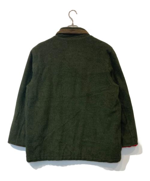 Burberry's（バーバリーズ）Burberry's (バーバリーズ) ウールハーフコート 75120006 カーキ サイズ:表記がないため不明の古着・服飾アイテム