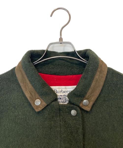 Burberry's（バーバリーズ）Burberry's (バーバリーズ) ウールハーフコート 75120006 カーキ サイズ:表記がないため不明の古着・服飾アイテム