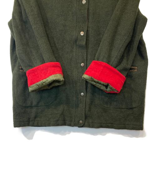 Burberry's（バーバリーズ）Burberry's (バーバリーズ) ウールハーフコート 75120006 カーキ サイズ:表記がないため不明の古着・服飾アイテム