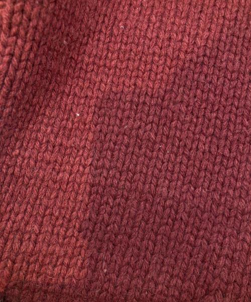CHAPS（チャップス）CHAPS (チャップス) カウチンニットジャケット レッド サイズ:Lの古着・服飾アイテム