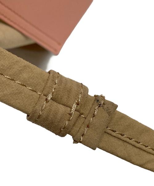 Acne studios（アクネ ストゥディオス）Acne studios (アクネ ストゥディオス) ペーパートート ブラウン×ピンクの古着・服飾アイテム