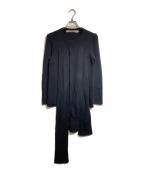 COMME des GARCONSコムデギャルソン）の古着「編みこみデザインニット」｜ブラック