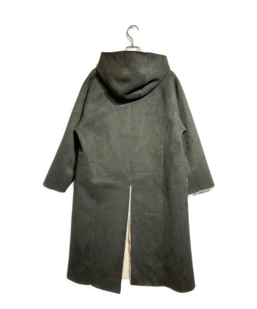 TAO COMME des GARCONS（タオ コムデギャルソン）TAO COMME des GARCONS (タオ コムデギャルソン) フェイクムートンダッフルコート カーキ サイズ:Sの古着・服飾アイテム