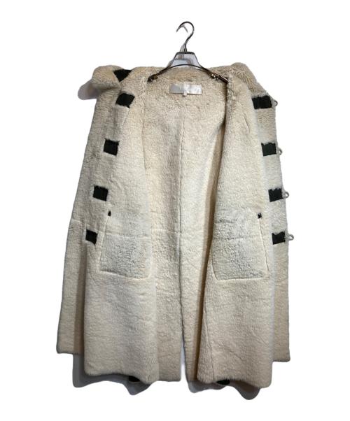 TAO COMME des GARCONS（タオ コムデギャルソン）TAO COMME des GARCONS (タオ コムデギャルソン) フェイクムートンダッフルコート カーキ サイズ:Sの古着・服飾アイテム