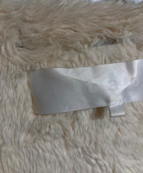 TAO COMME des GARCONS（タオ コムデギャルソン）TAO COMME des GARCONS (タオ コムデギャルソン) フェイクムートンダッフルコート カーキ サイズ:Sの古着・服飾アイテム