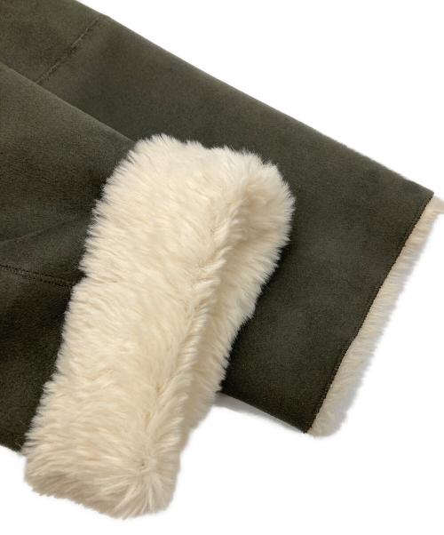 TAO COMME des GARCONS（タオ コムデギャルソン）TAO COMME des GARCONS (タオ コムデギャルソン) フェイクムートンダッフルコート カーキ サイズ:Sの古着・服飾アイテム