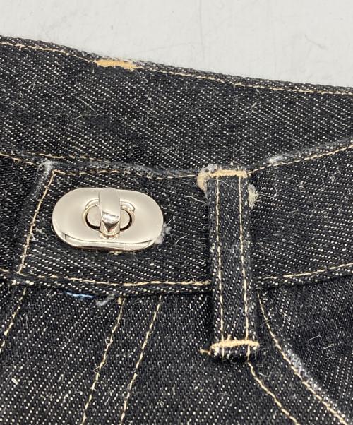 FUMIKA UCHIDA（フミカウチダ）FUMIKA UCHIDA (フミカウチダ) DENIM BONDING WIDE STRAIGHT PANTS ブラック サイズ:36の古着・服飾アイテム