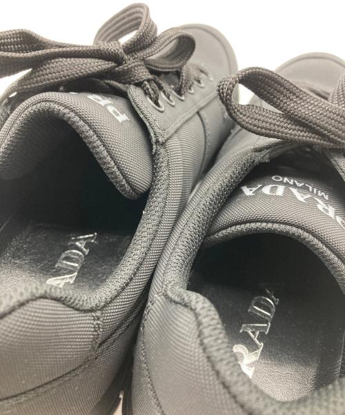 PRADA（プラダ）PRADA (プラダ) RE-NYLONローカットスニーカー ブラック サイズ:7・2/1の古着・服飾アイテム