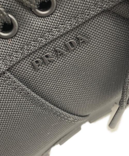 PRADA（プラダ）PRADA (プラダ) RE-NYLONローカットスニーカー ブラック サイズ:7・2/1の古着・服飾アイテム