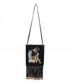 J.W.ANDERSON×Gilbert & Georgeジェイダブリューアンダーソン×ギルバート&ジョージ）の古着「Neck Pouch ビーズバッグ」｜ブラック