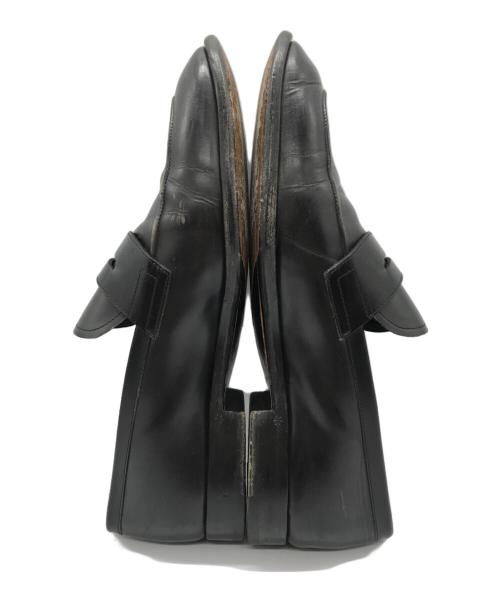 LOUIS VUITTON（ルイ ヴィトン）LOUIS VUITTON (ルイ ヴィトン) モノグラムプリントローファー ブラック サイズ:7の古着・服飾アイテム