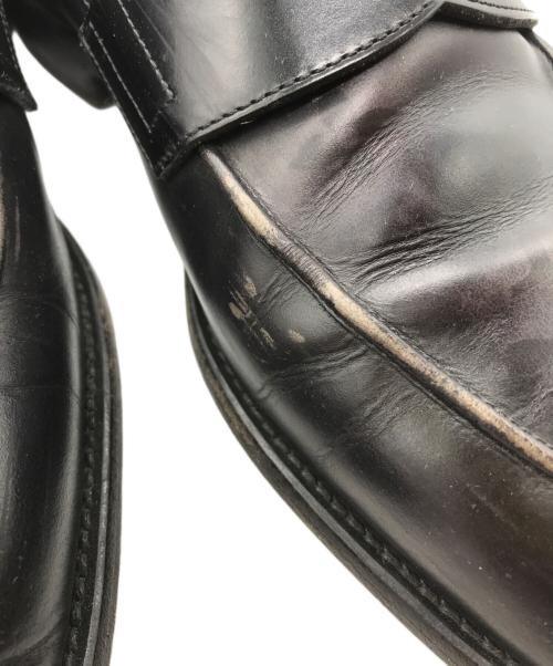 LOUIS VUITTON（ルイ ヴィトン）LOUIS VUITTON (ルイ ヴィトン) モノグラムプリントローファー ブラック サイズ:7の古着・服飾アイテム