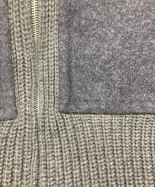 DIRK BIKKEMBERGS（ダークビッケンバーグ）DIRK BIKKEMBERGS (ダークビッケンバーグ) ニットジャケット グレー サイズ:48の古着・服飾アイテム