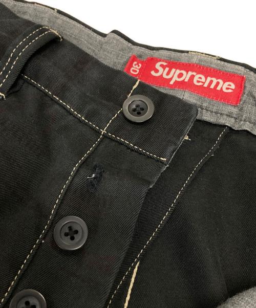 SUPREME（シュプリーム）SUPREME (シュプリーム) Chino Pant Overdyed Labels ブラック サイズ:30の古着・服飾アイテム